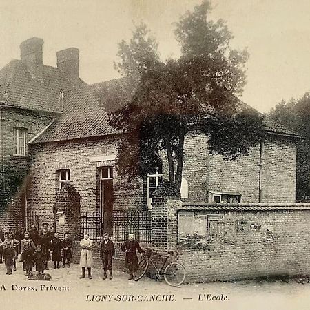 Gite De L'Ancienne Ecole Et Mairie Ligny-sur-Canche Exterior foto